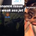 VIDEO: DaBaby geeft optreden via Facetime na issues met privéjet