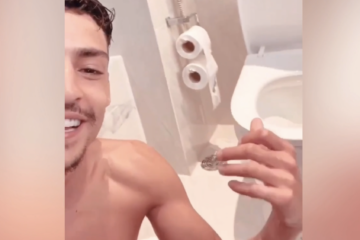 VIDEO: Etentje van 3000 euro met kaviaar valt niet goed bij kotsende Boef