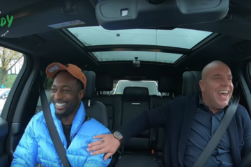 Dopebwoy in gesprek met Andy van der Meijde in YouTube-show 'Bij Andy in de auto'