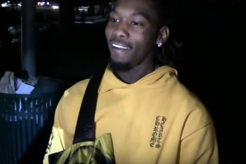 VIDEO: Offset komt lachend op vrije voeten na aanhouding voor wapens