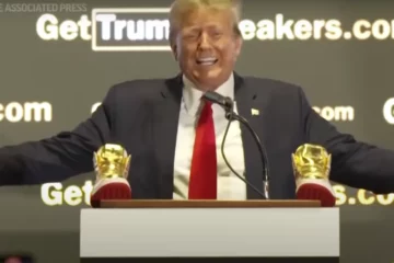 Donald Trump lanceert 'The Never Surrender High-Tops' sneakers voor 399 dollar (VIDEO)