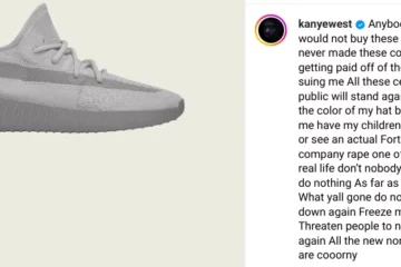 Kanye West wéér boos op Adidas na uitbrengen 'fake Yeezys'